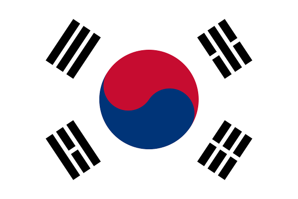 Flagge Südkorea