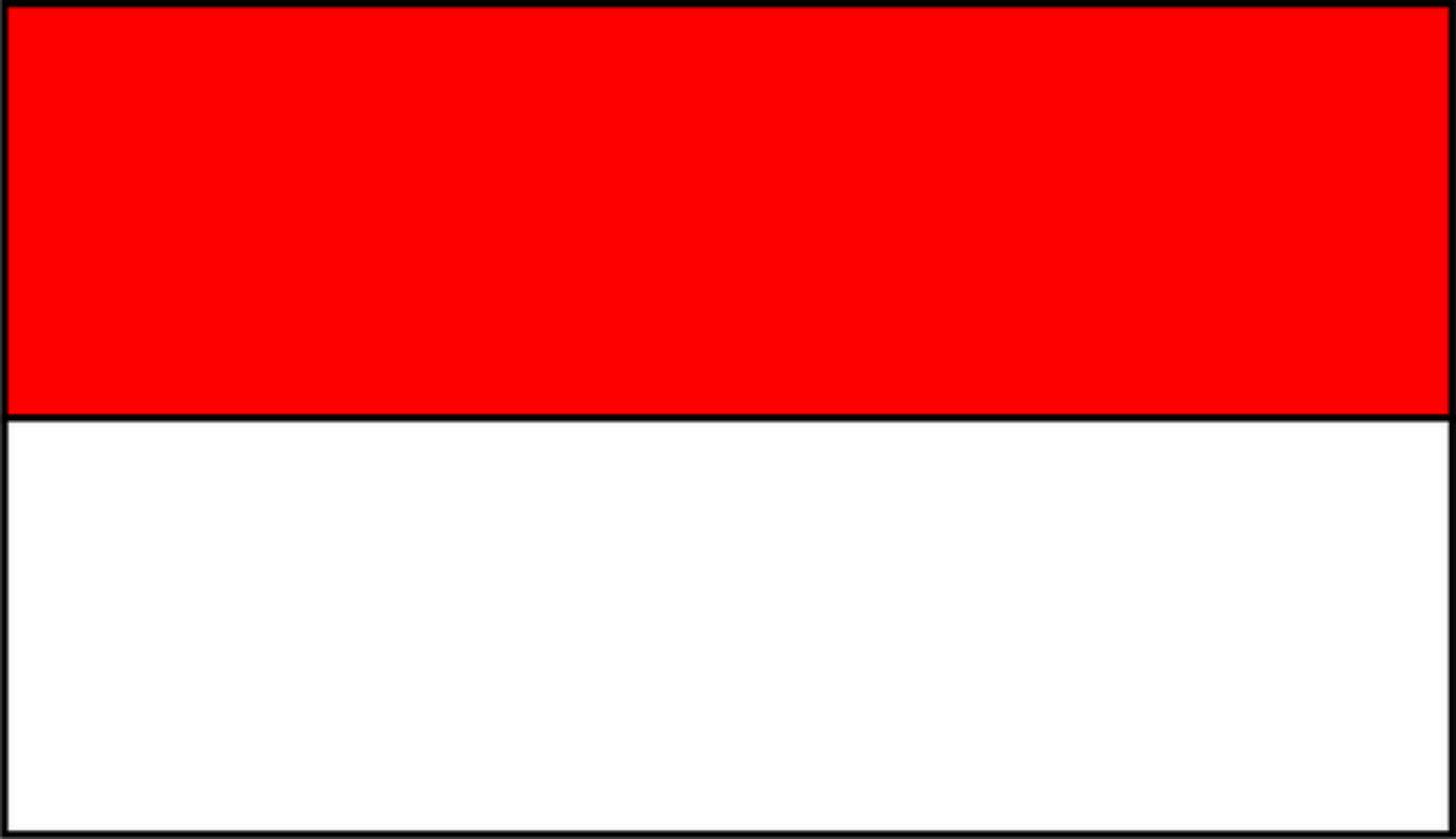 Indonesien Flagge