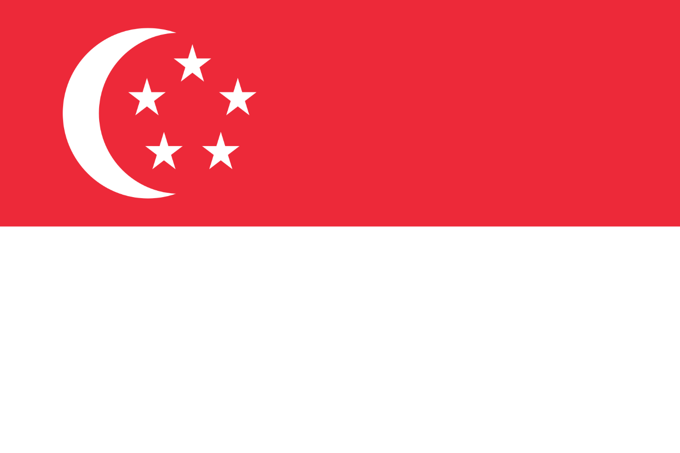 Flagge Singapur