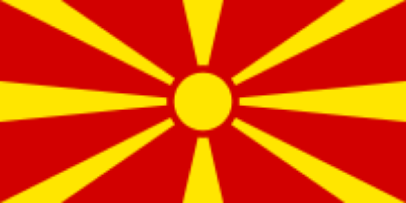 Flagge Mazedonien