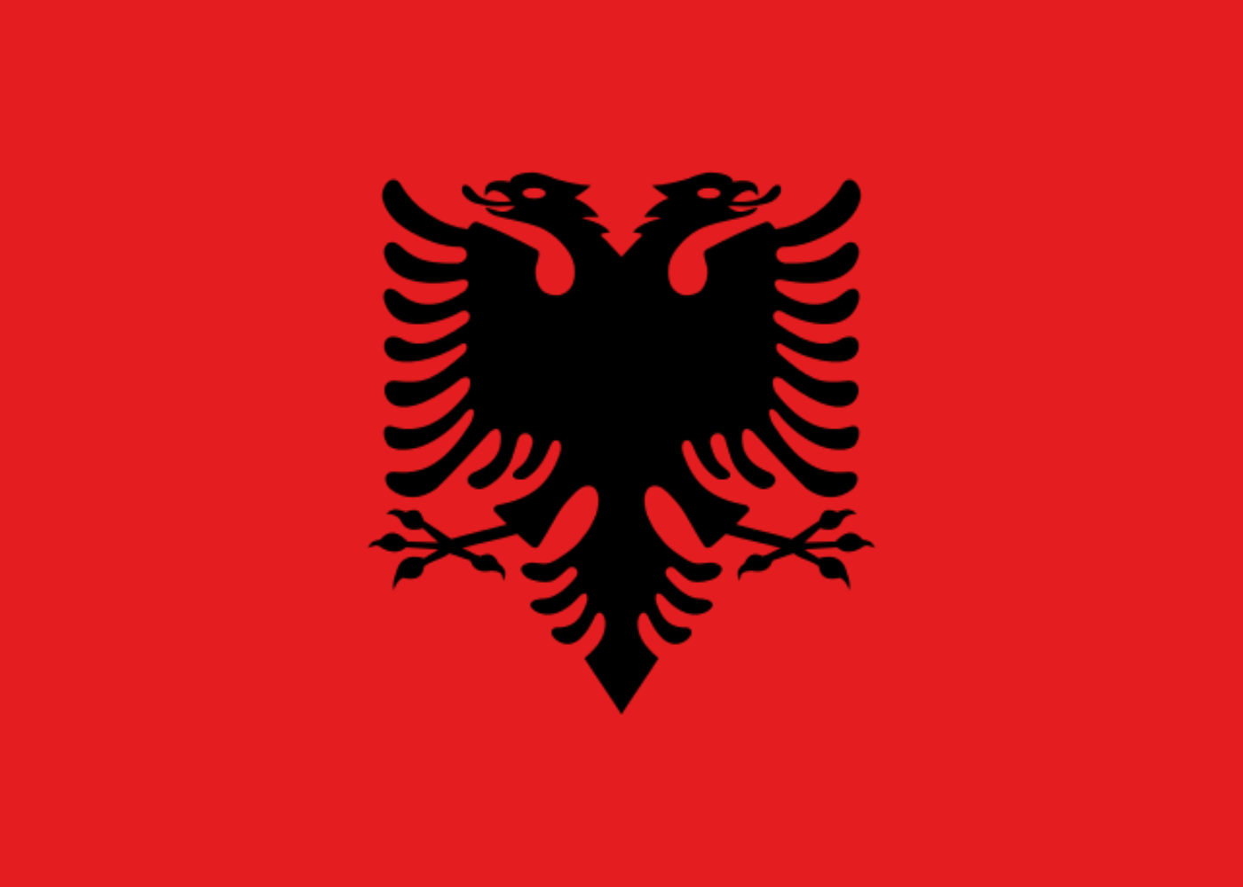 Flagge Albanien