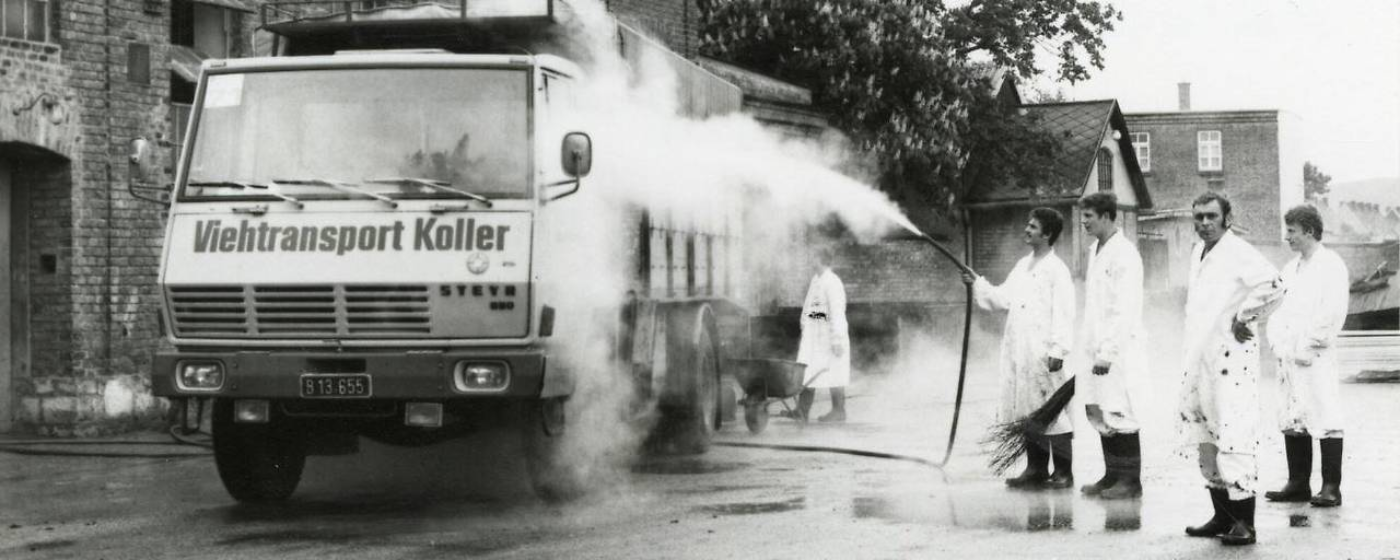 Desinfektion Tiertransporter