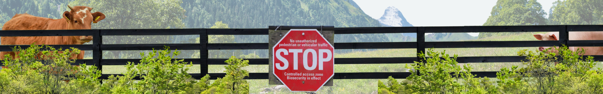 Banner - Biosicherheit