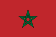 Flagge von Marokko